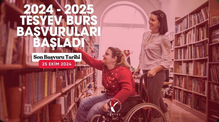 2024-2025 TESYEV Burs Başvuruları Başladı